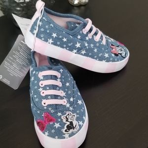 Disney Minnie mouse & Figaro slip on sneakers